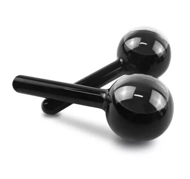 Цоол Роллер Ице Глобес црне боје за масажу лица