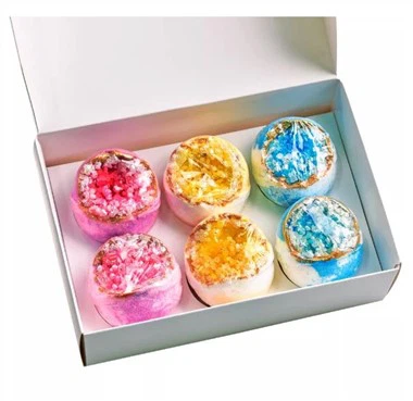 Органски шарени кристални геоде Бомба са морским сома